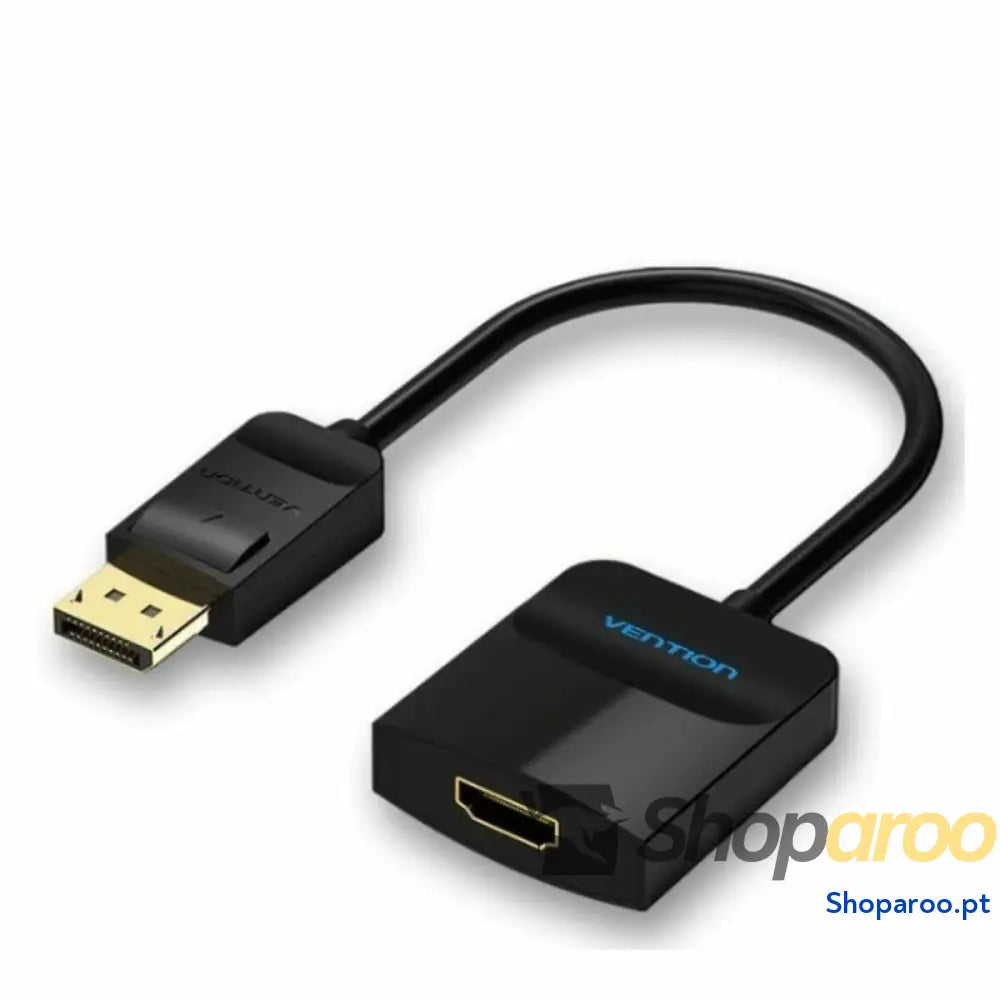 Adaptador DisplayPort para HDMI Vention HBGBB 15 cm Preto Cinzento