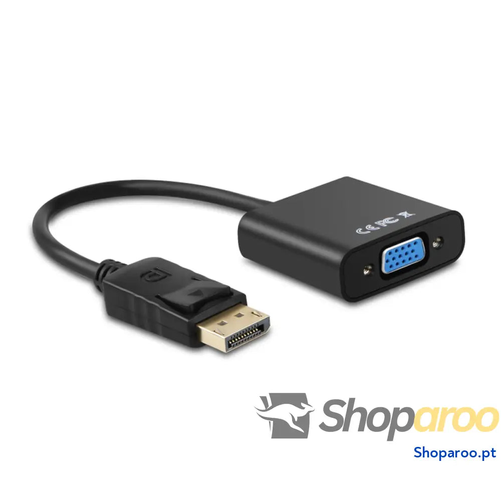 Adaptador DisplayPort para SVGA Aisens A125-0367 Preto