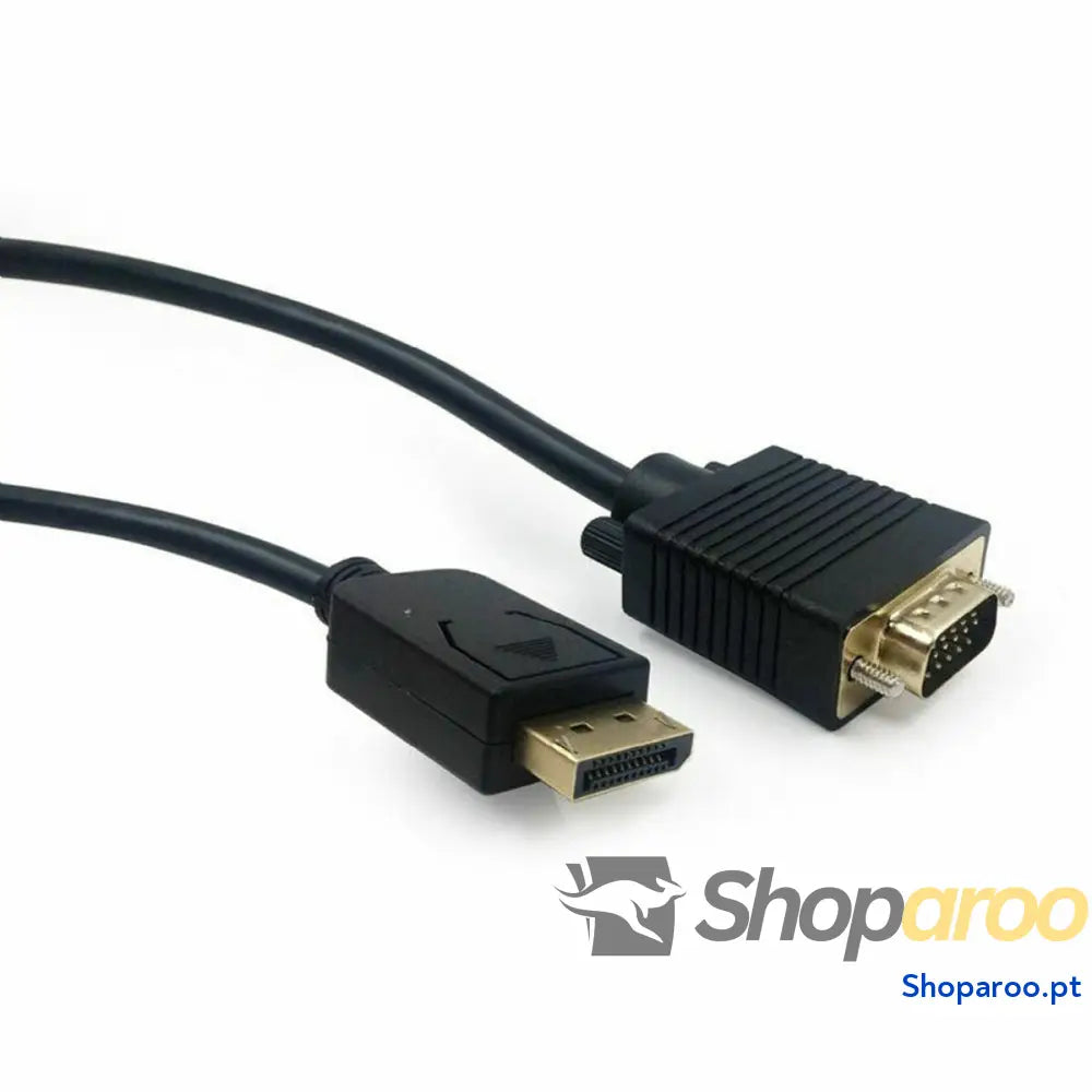 Adaptador DisplayPort para VGA GEMBIRD CCP-DPM-VGAM-6 Preto 24 bits 1,8 m