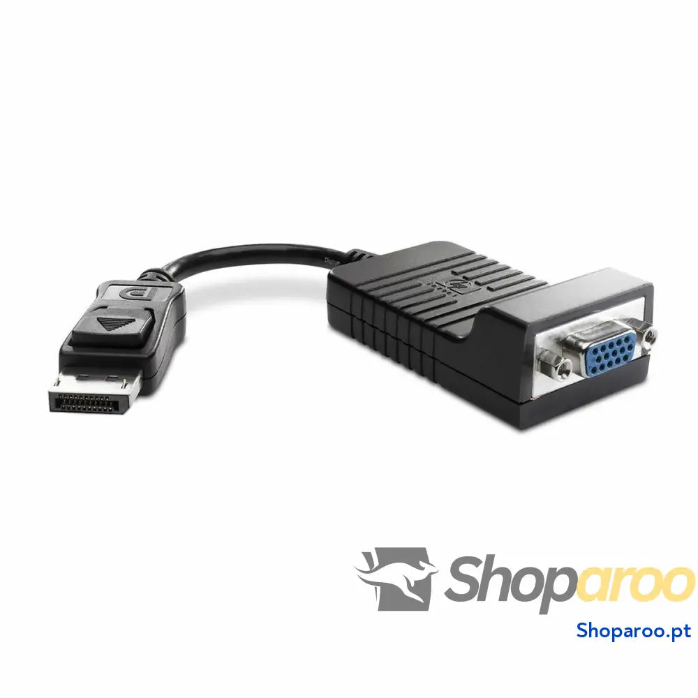 Adaptador DisplayPort para VGA HP AS615AA Preto 20 cm