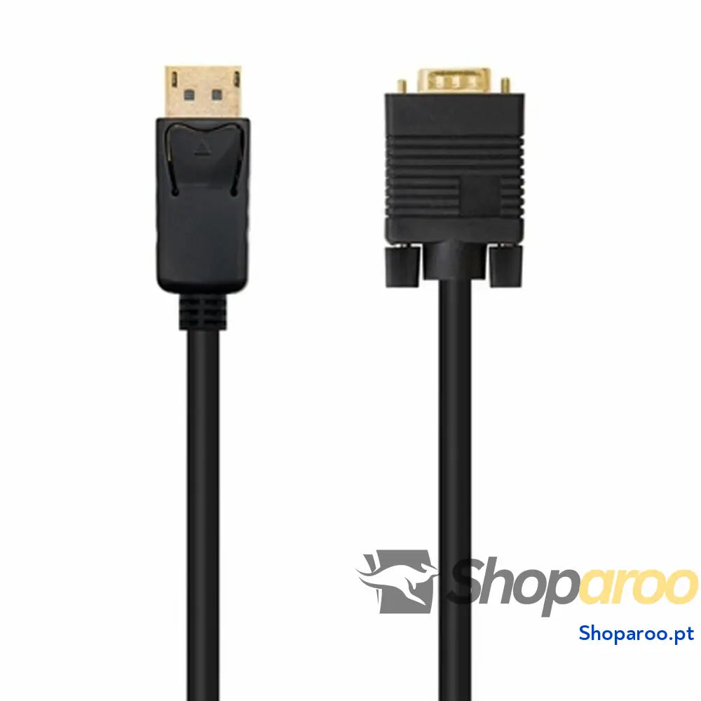 Adaptador DisplayPort para VGA NANOCABLE 10.15.4402 Preto 2 m