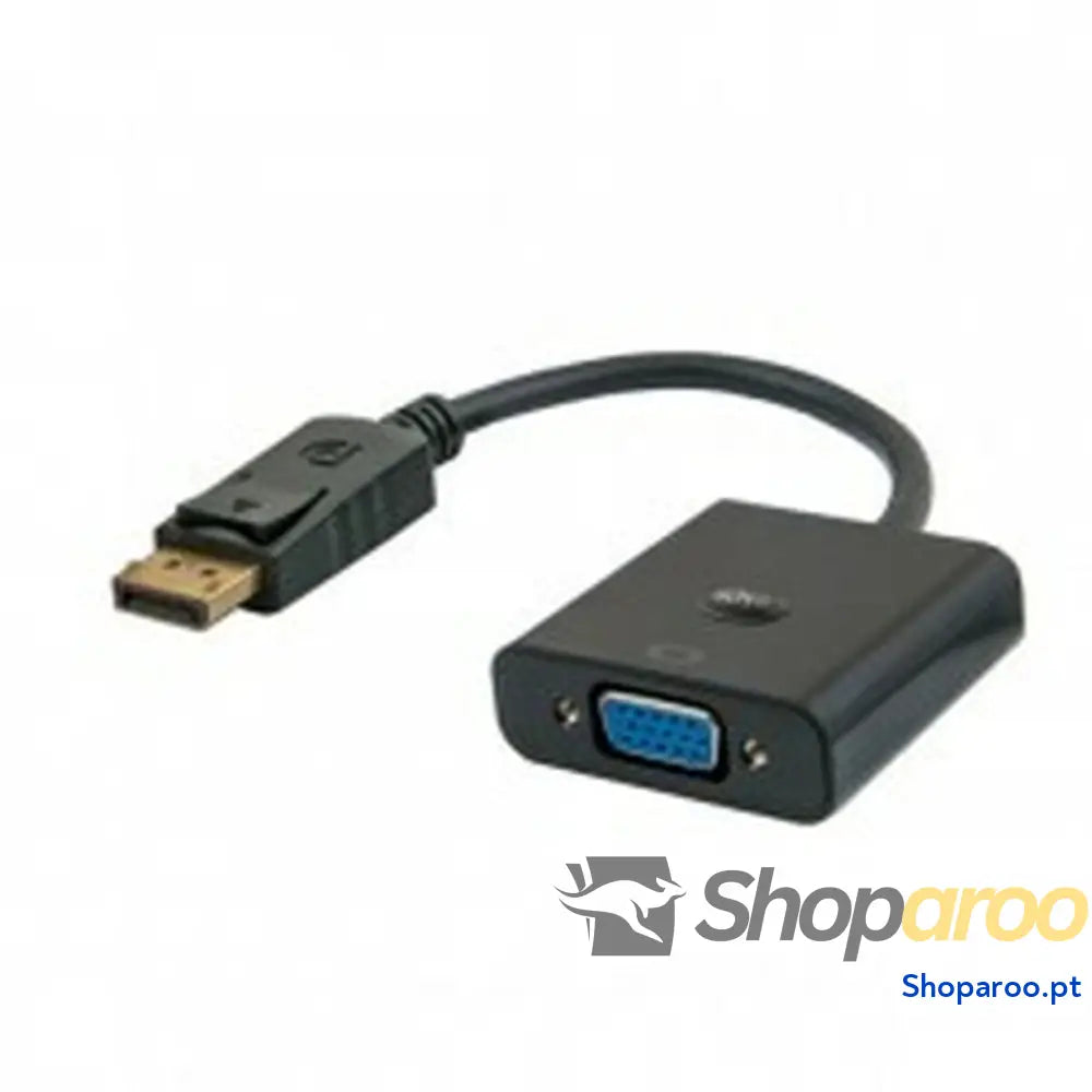 Adaptador DisplayPort para VGA Savio CL-90 Preto 20 cm