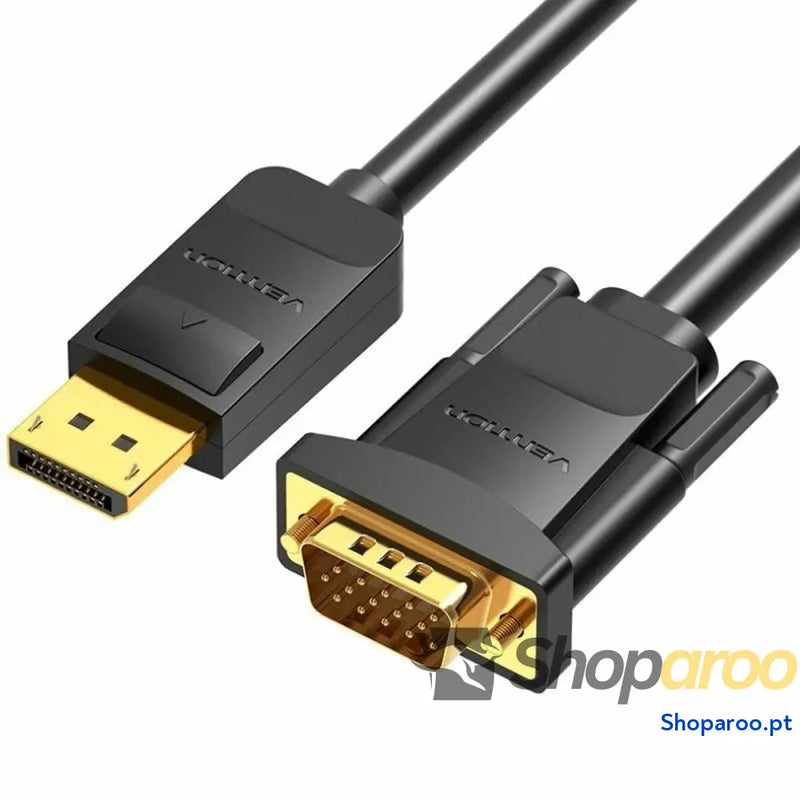 Adaptador DisplayPort para VGA Vention HBLBJ Preto 5 m