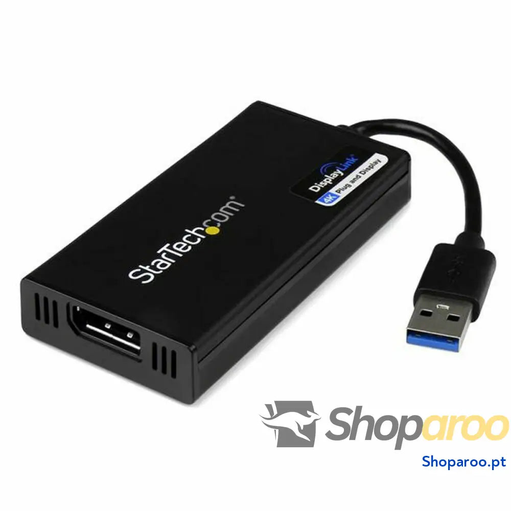 Adaptador Displayport-USB Startech USB32DP4K 4K Ultra HD Preto