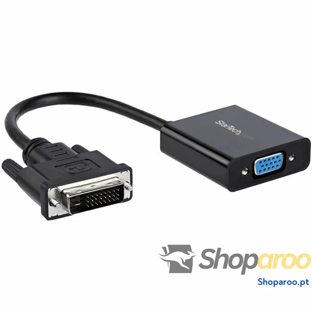 Adaptador DVI-D para VGA Startech DVI2VGAE             0,19 m Preto
