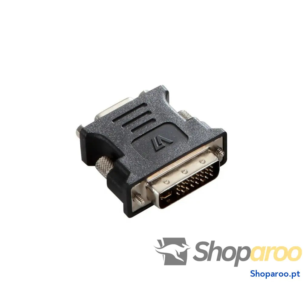 Adaptador DVI-I para VGA V7 V7E2DVIIMVGAFADPTR2N Preto