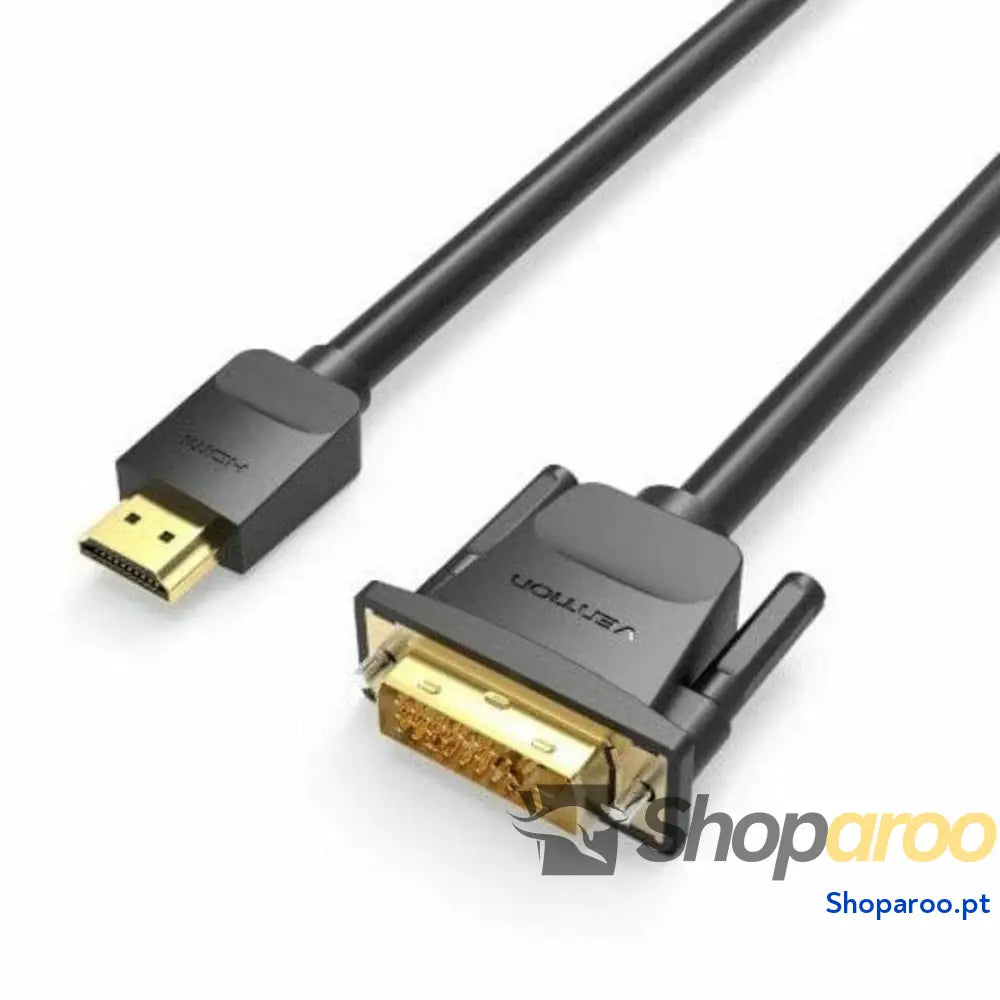 Adaptador DVI para HDMI Vention ABFBG Preto 1,5 m