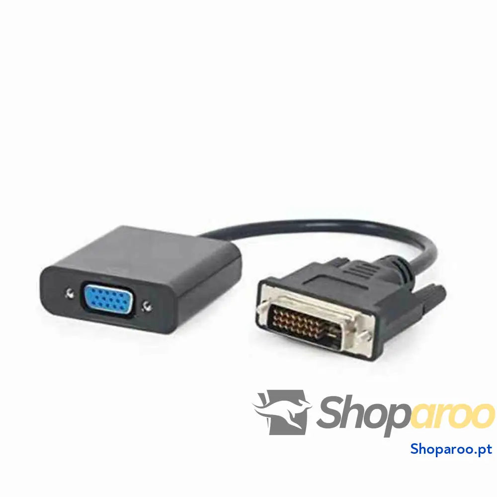 Adaptador DVI para VGA GEMBIRD A-DVID-VGAF-01 Preto 20 cm