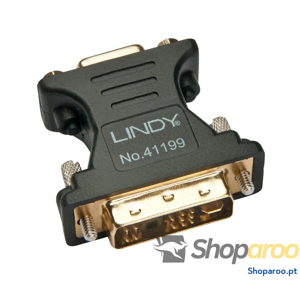 Adaptador DVI para VGA LINDY 41199 Preto