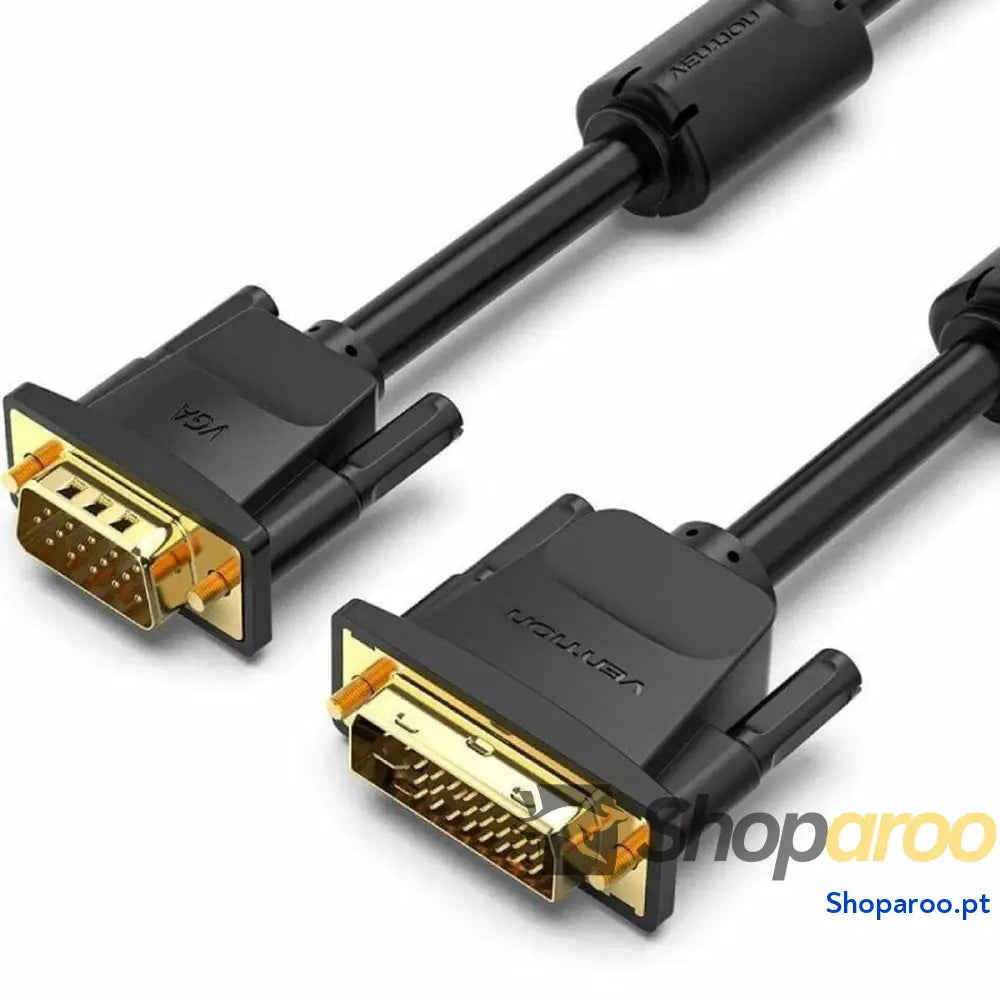 Adaptador DVI para VGA Vention EACBG Preto 1,5 m