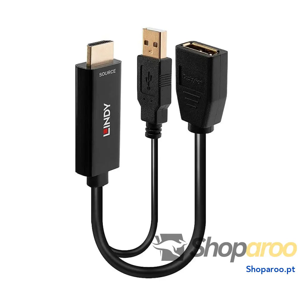Adaptador HDMI para DisplayPort LINDY 38289 Preto