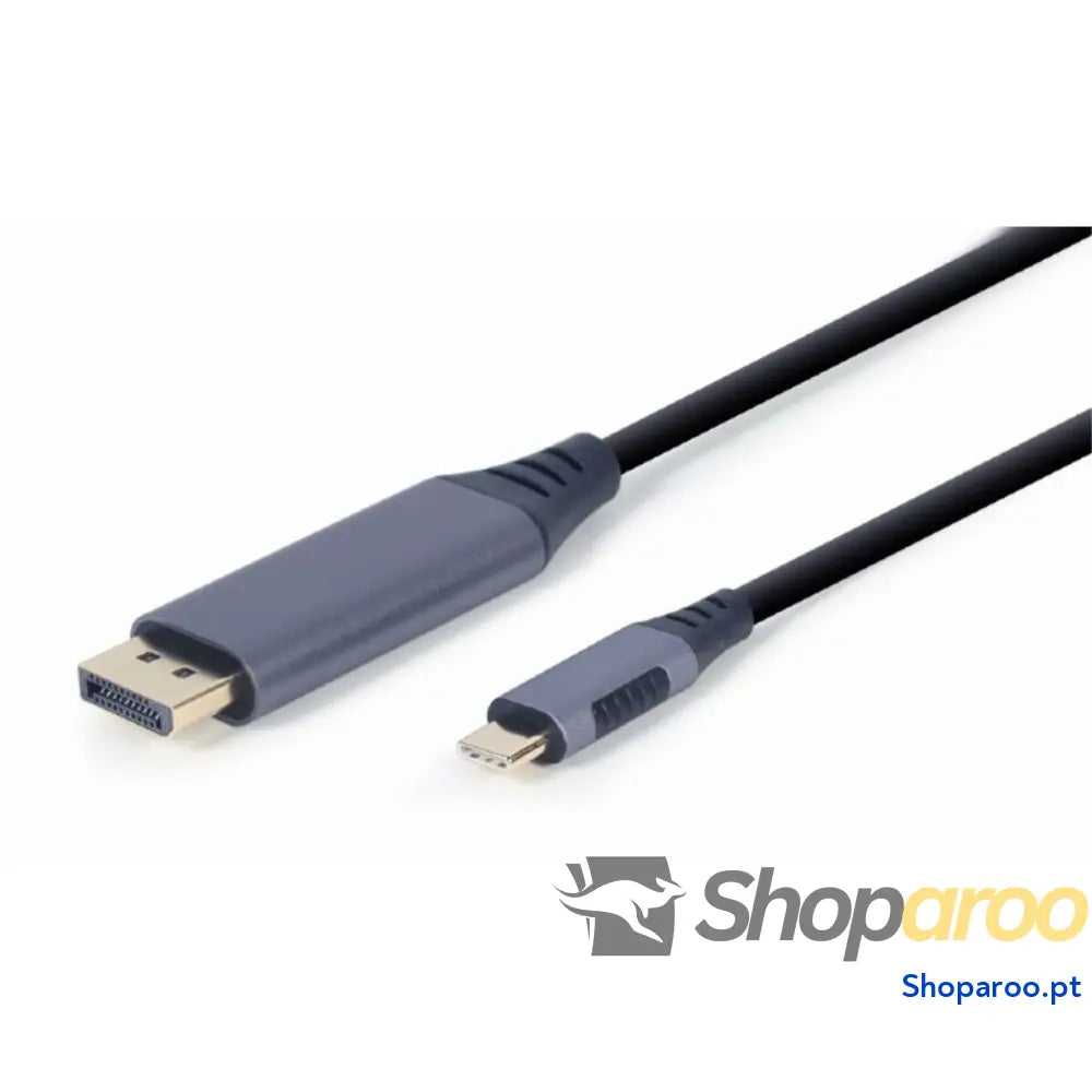 Adaptador HDMI para DVI GEMBIRD CC-USB3C-DPF-01-6 Preto/Cinzento 1,8 m