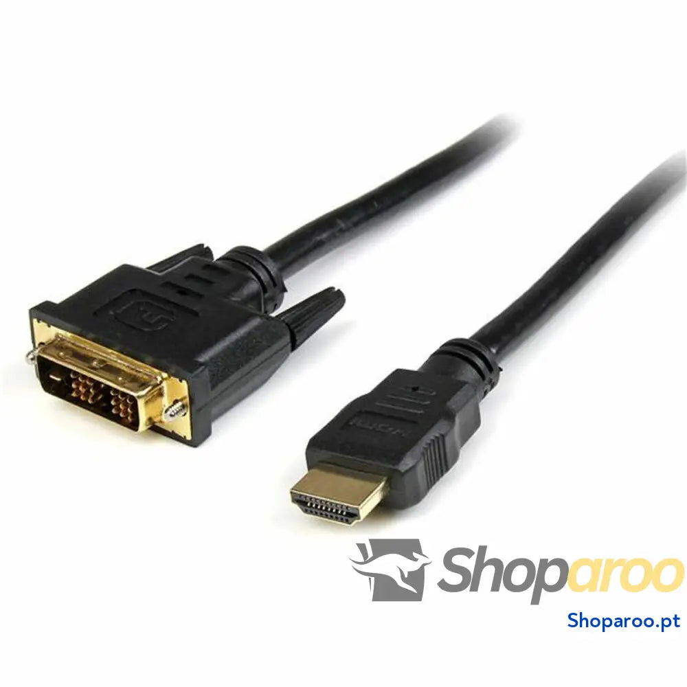 Adaptador HDMI para DVI Startech HDDVIMM1M Preto 1 m