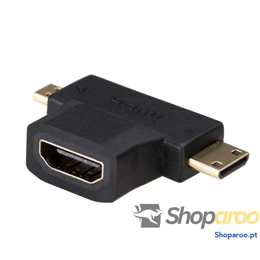 Adaptador HDMI para Micro HDMI Akyga AK-AD-23 Mini HDMI Preto