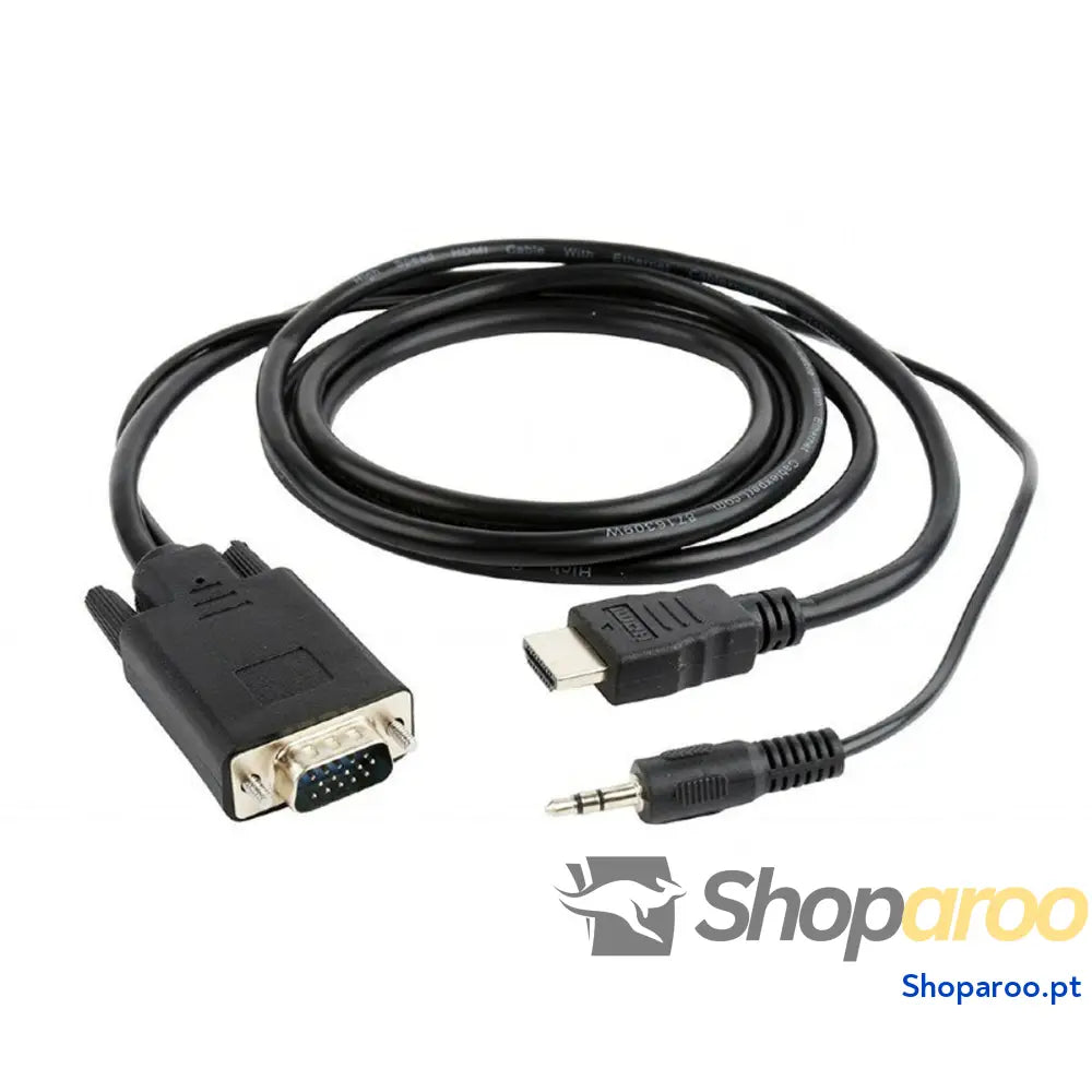Adaptador HDMI para VGA GEMBIRD CC-DP-HDMI-5M Preto 5 m