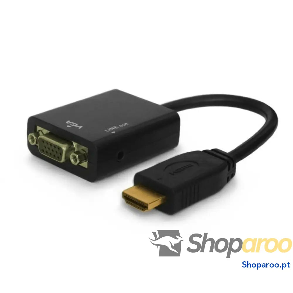 Adaptador HDMI para VGA Savio CL-23 Preto