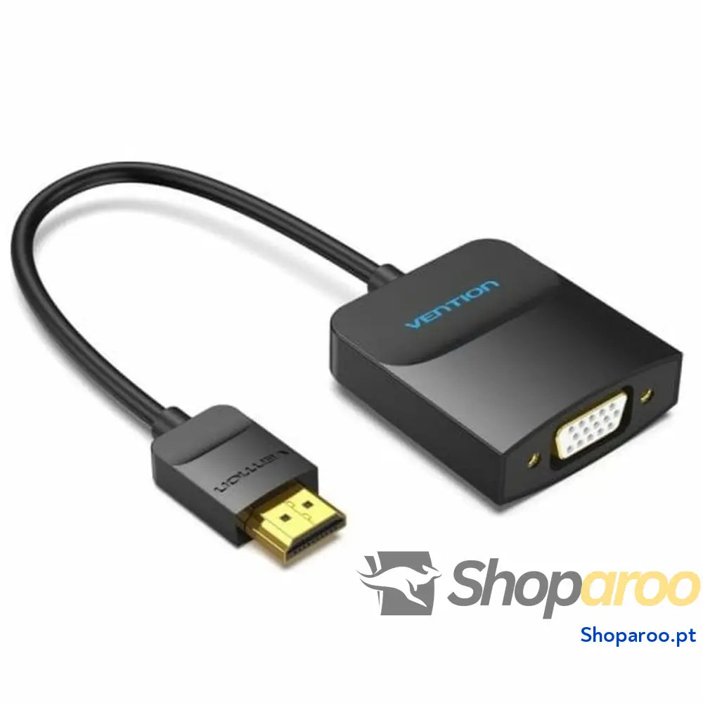Adaptador HDMI para VGA Vention 42154 Preto 15 cm