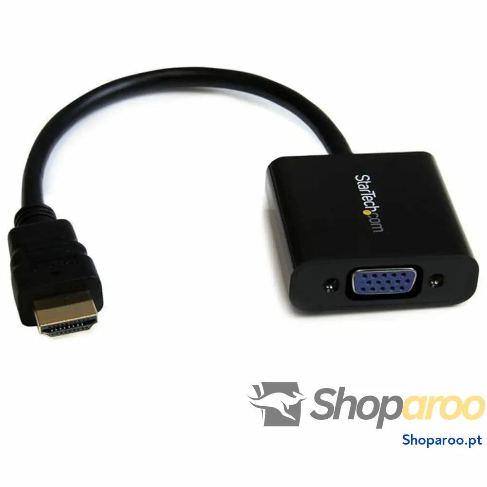 Adaptador HDMI Startech HD2VGAE2 1920 x 1080 px Preto