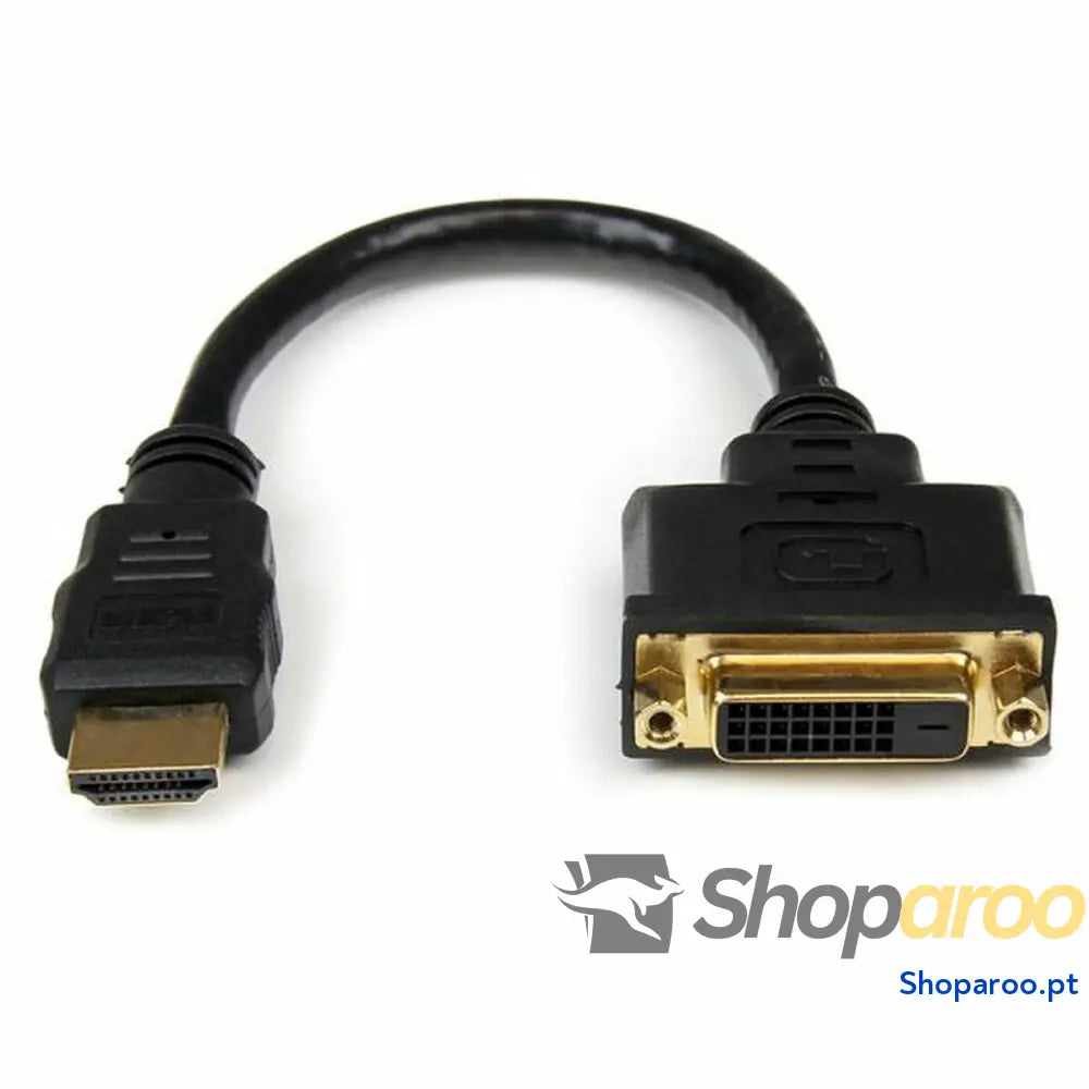 Adaptador HDMI Startech HDDVIMF8IN           Preto