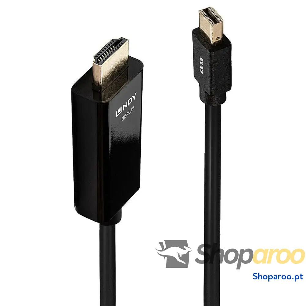 Adaptador Mini Display Port para HDMI LINDY 36928 Preto
