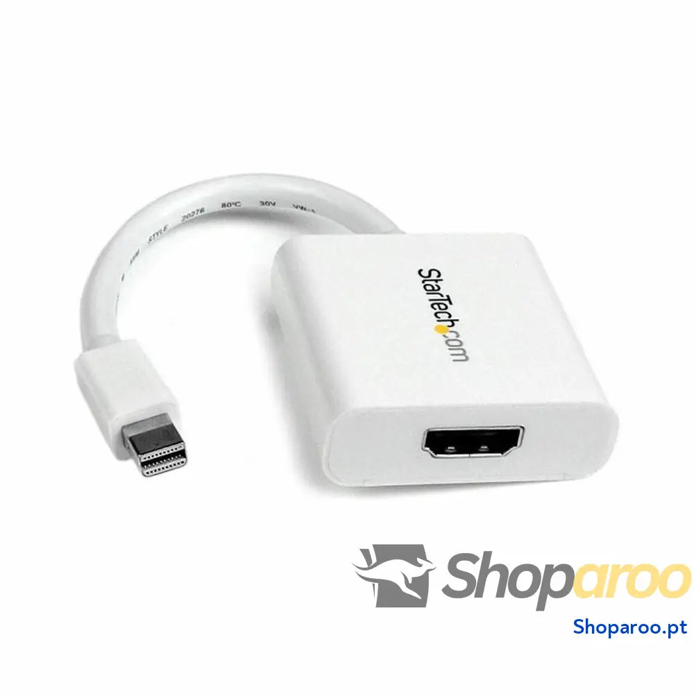 Adaptador Mini Display Port para HDMI Startech MDP2HDW              Branco