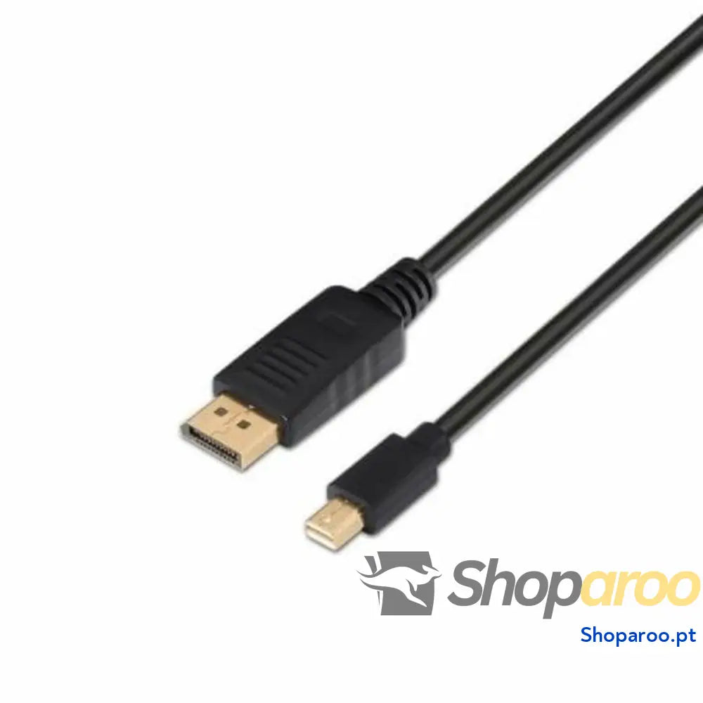 Adaptador Mini DisplayPort para DisplayPort Aisens A124-0131 2 m Preto