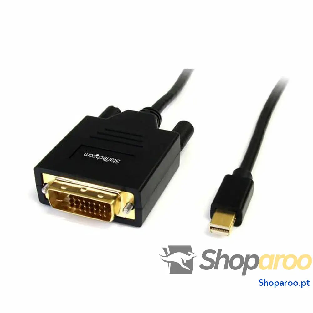 Adaptador Mini DisplayPort para DVI Startech MDP2DVIMM6           (1,8 m) Preto 1.8 m