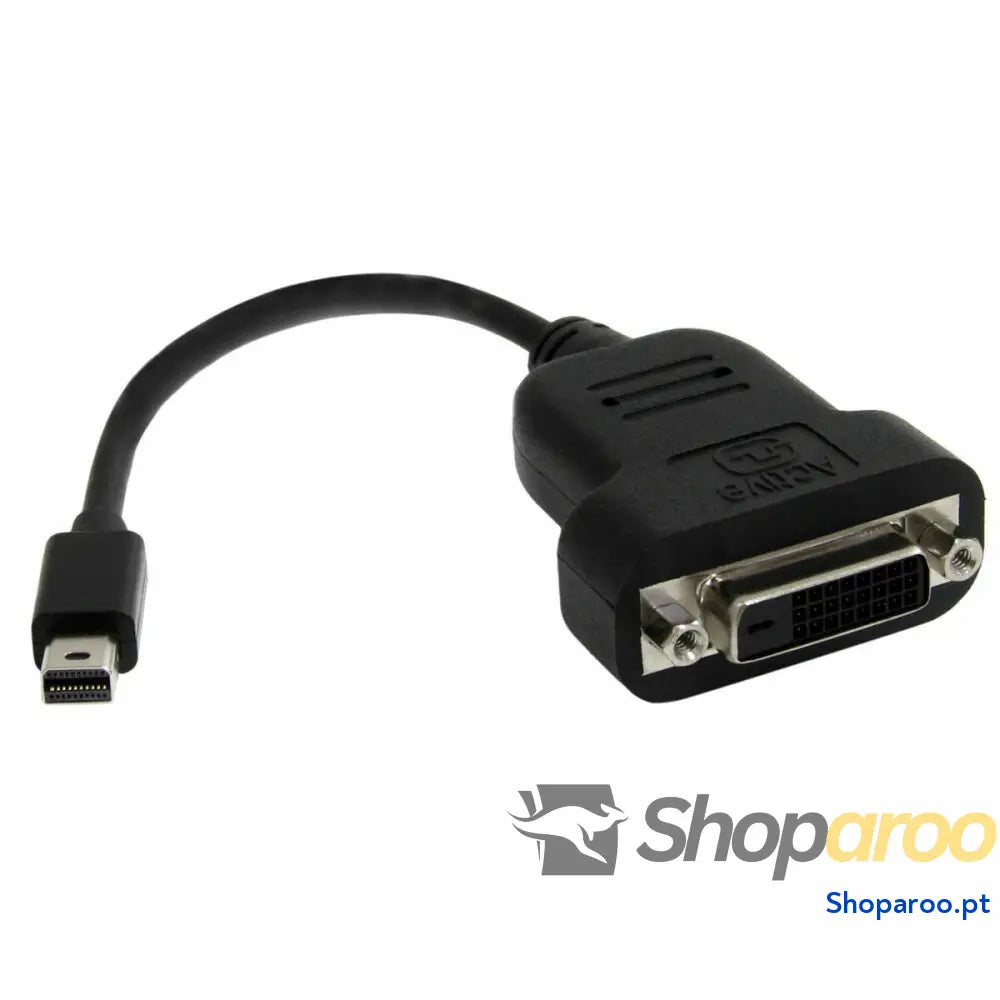 Adaptador Mini DisplayPort para DVI Startech MDP2DVIS             Preto