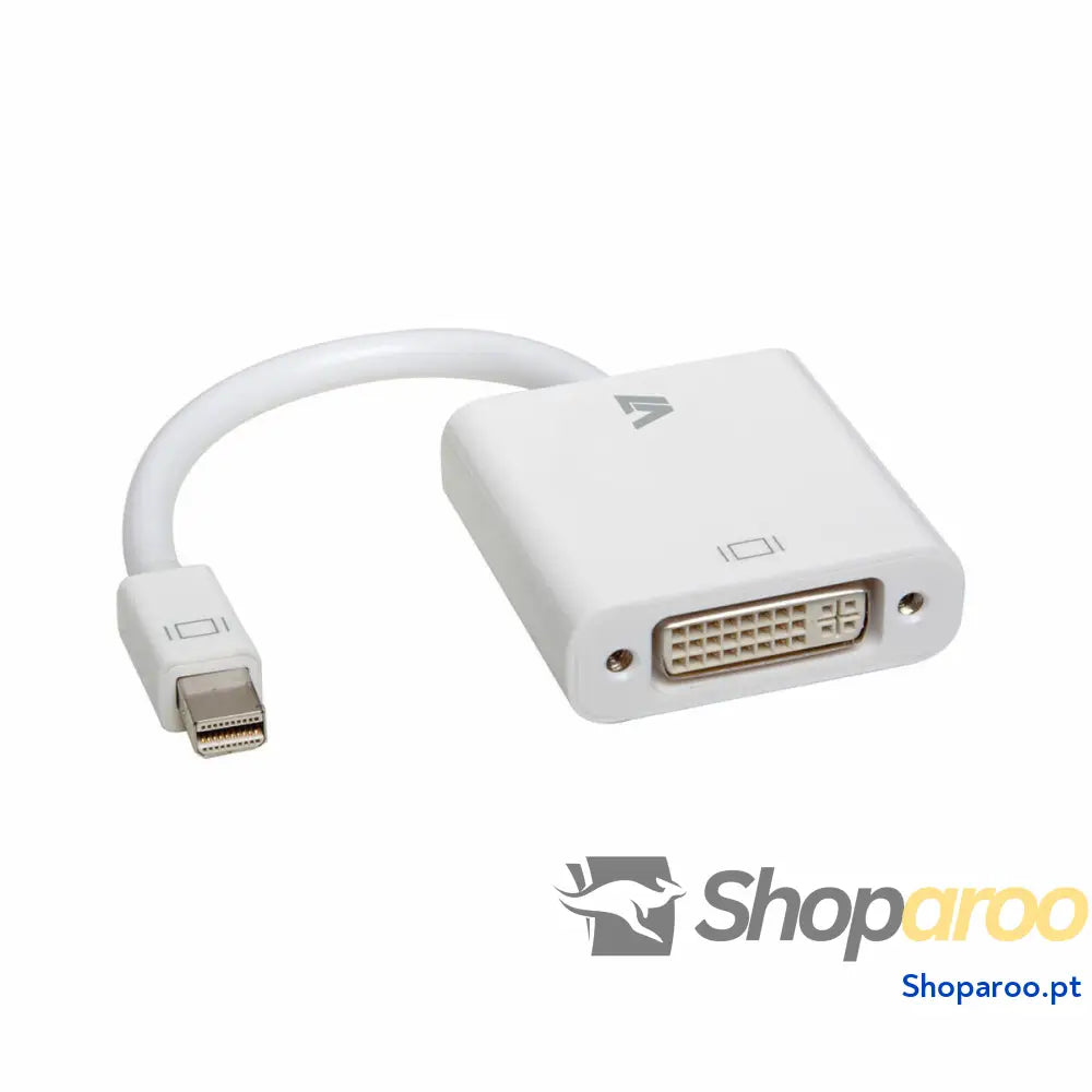 Adaptador Mini DisplayPort para DVI V7 CBL-MD1WHT-5N Branco