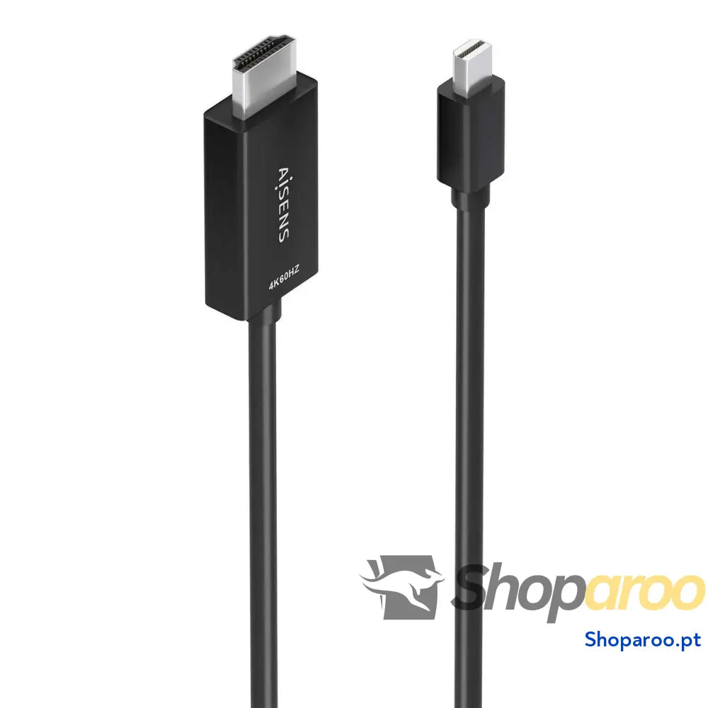 Adaptador Mini DisplayPort para HDMI Aisens Preto 1 m