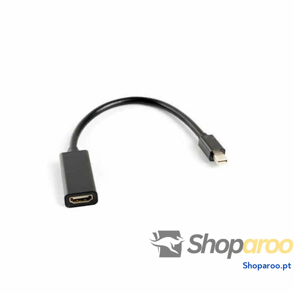Adaptador Mini DisplayPort para HDMI Lanberg AD-0005-BK Preto 20 cm