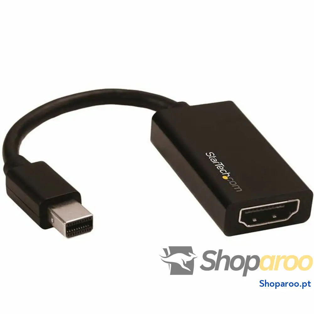 Adaptador Mini DisplayPort para HDMI Startech MDP2HD4K60S          4K Ultra HD Preto