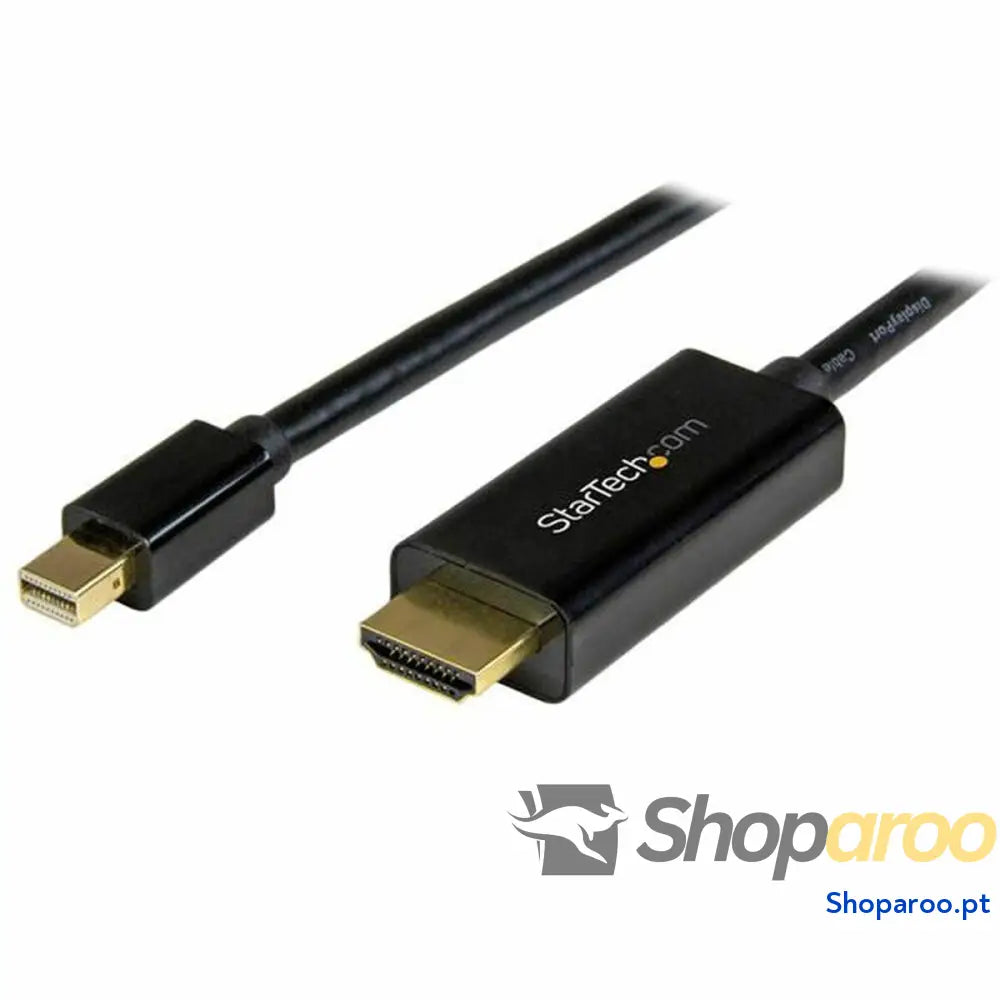 Adaptador Mini DisplayPort para HDMI Startech MDP2HDMM5MB          5 m Preto