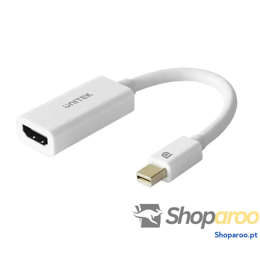 Adaptador Mini DisplayPort para HDMI Unitek Y-6331 Branco 20 cm