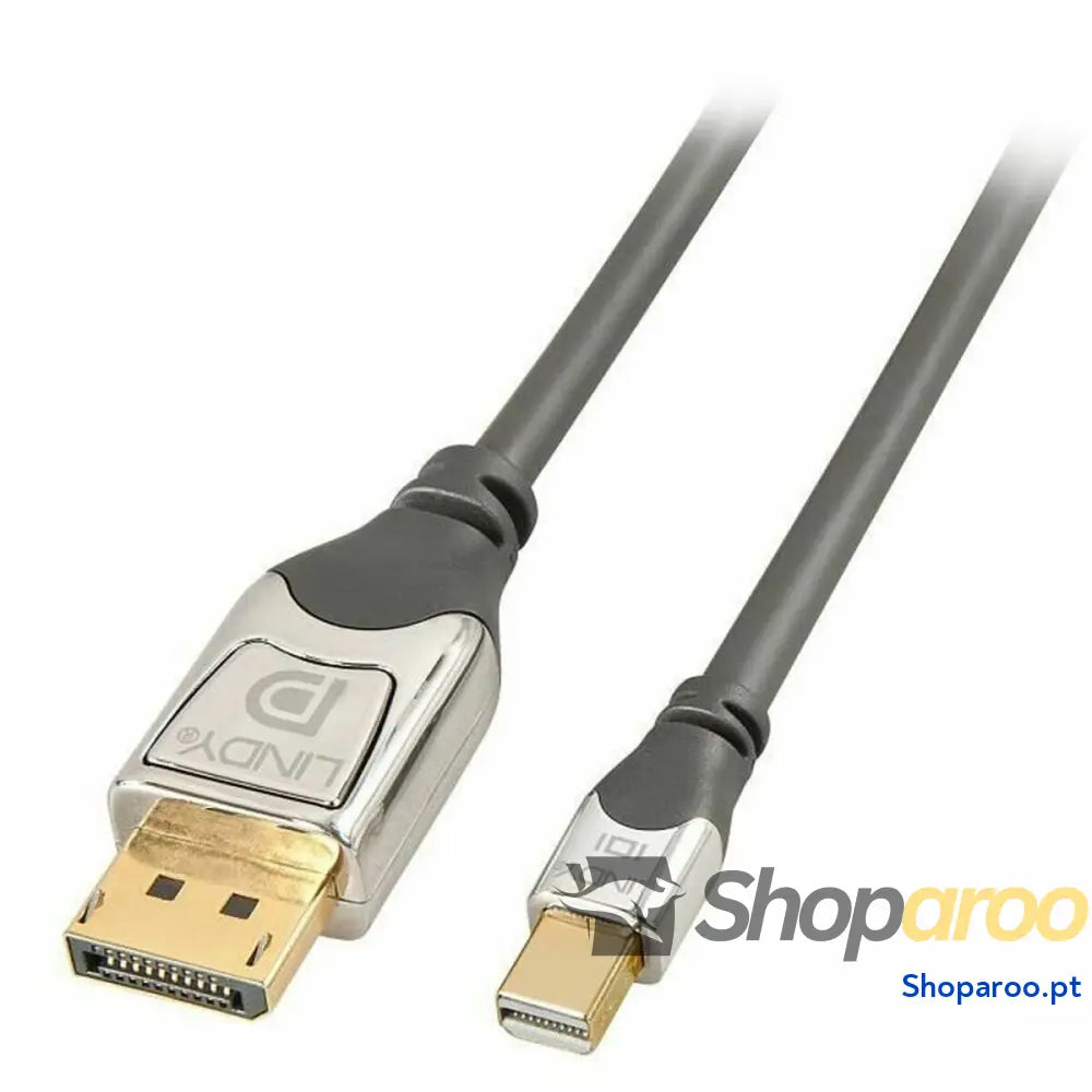 Adaptador Mini DisplayPort para DisplayPort LINDY 36310 Cinzento 50 cm