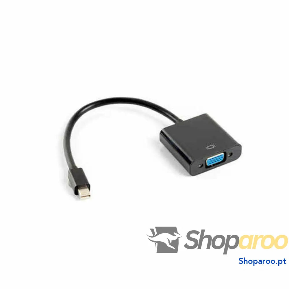 Adaptador Mini DisplayPort para VGA Lanberg AD-0006-BK Preto 20 cm