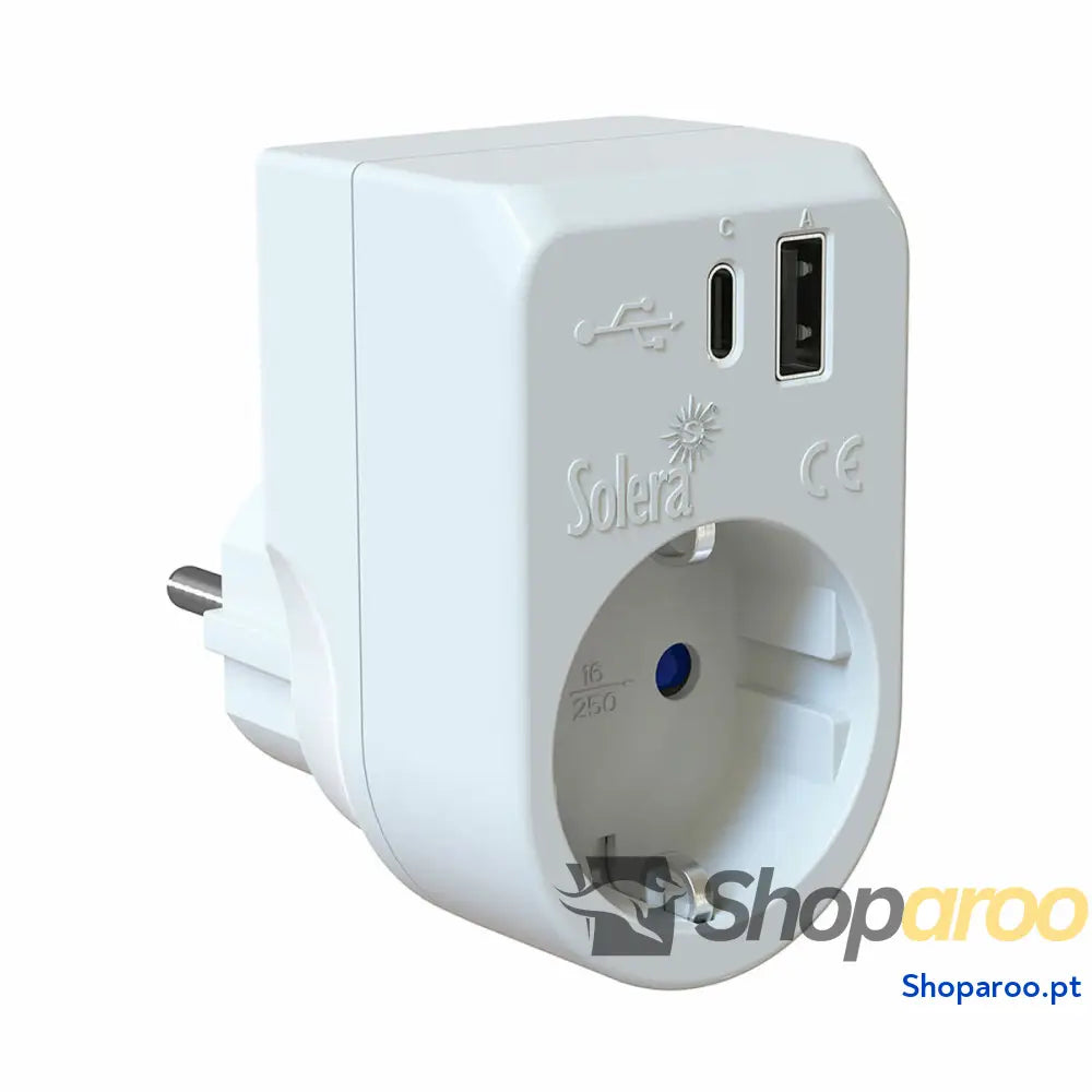 Adaptador para Tomadas Solera 860usbac 250 V 16 A USB USB-C