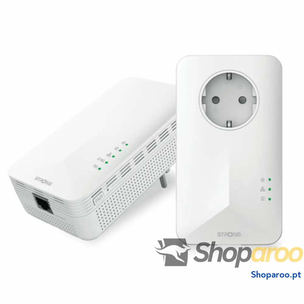 Adaptador PLC STRONG POWERL1000WFDUOEUV2 Branco (2 Unidades)