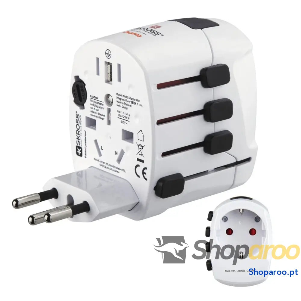 Adaptador universal Hama TRAVEL Branco