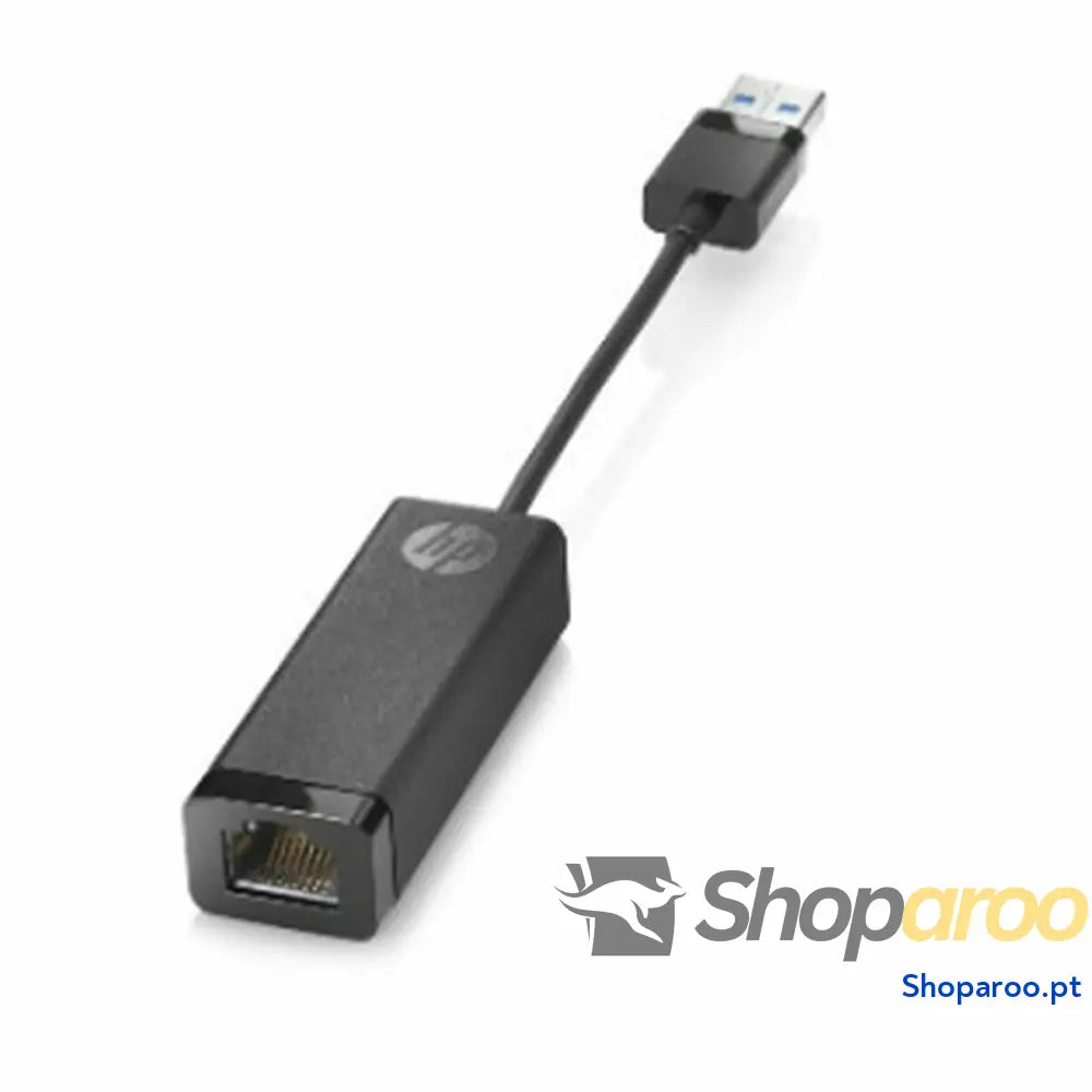 Adaptador USB 2.0 para Rede RJ45 HP 4Z7Z7AA Preto