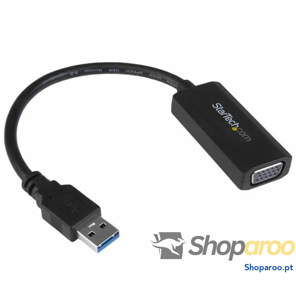 Adaptador USB 3.0 para VGA Startech USB32VGAV Preto