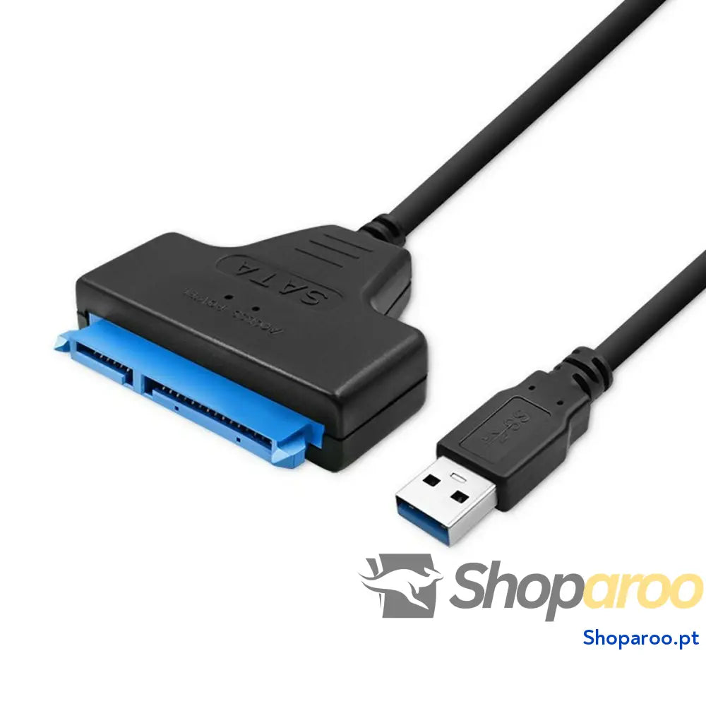 Adaptador USB a SATA para Disco Rígido Qoltec 51855 Preto