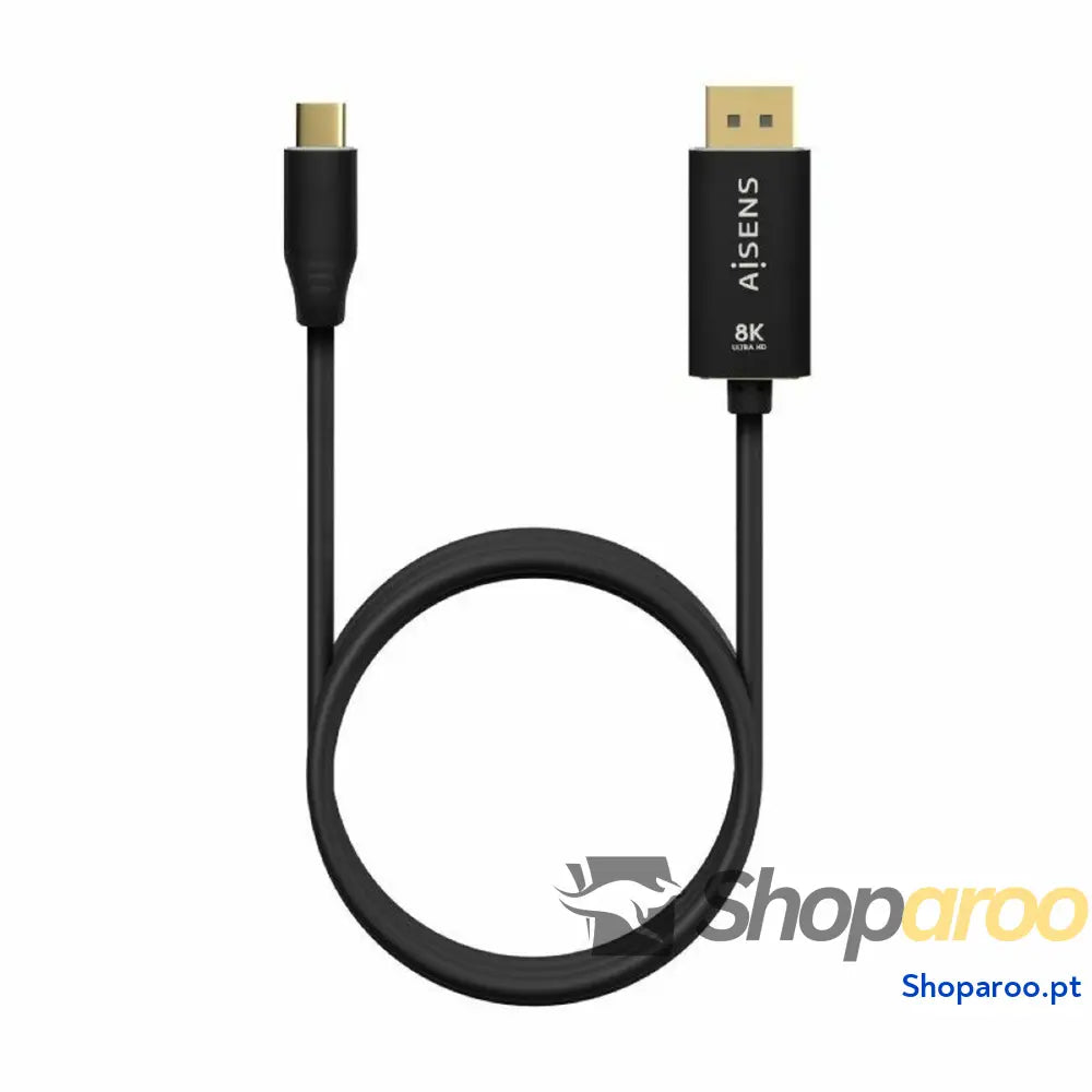 Adaptador USB-C para DisplayPort Aisens A109-0687 Preto 1,8 m