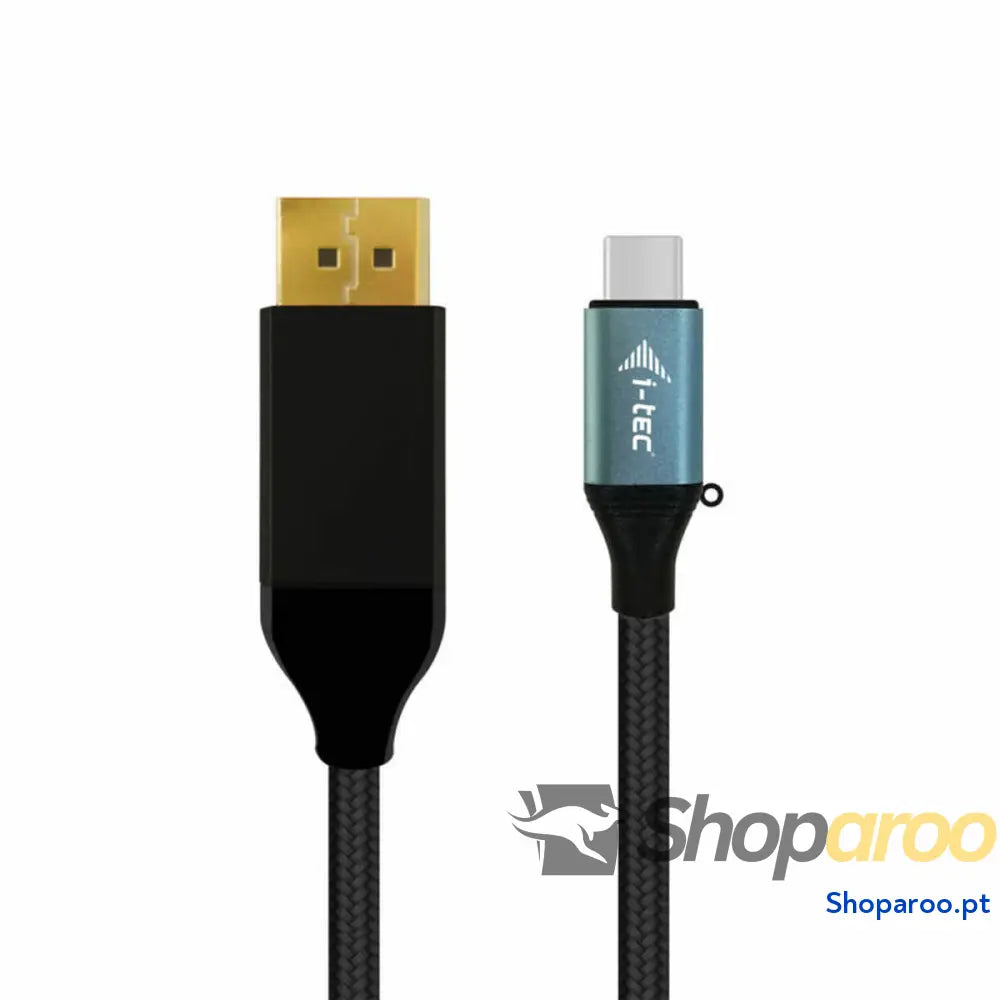 Adaptador USB C para DisplayPort i-Tec C31CBLDP60HZ2M 4K Ultra HD Preto