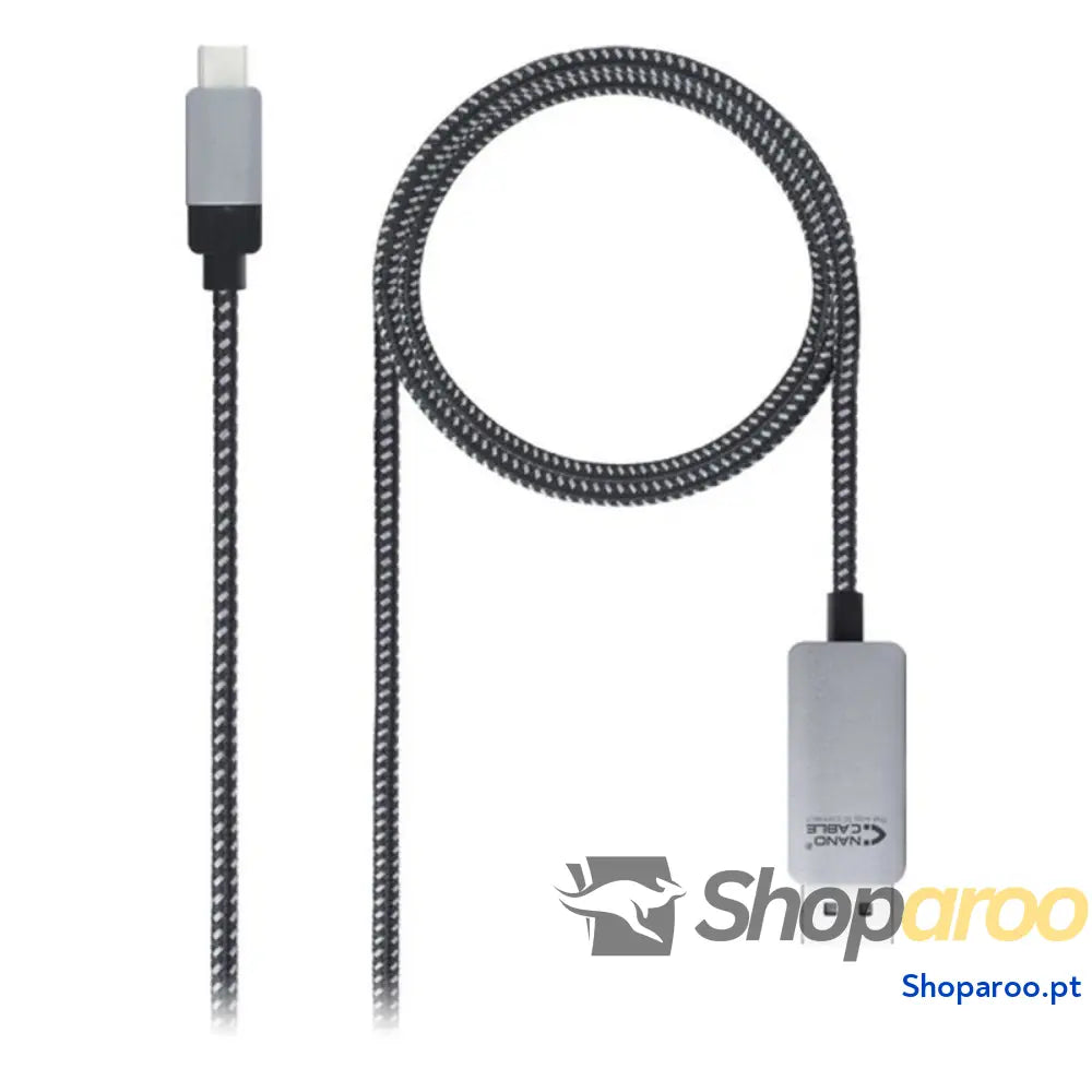 Adaptador USB-C para DisplayPort NANOCABLE 10.15.5002 Preto