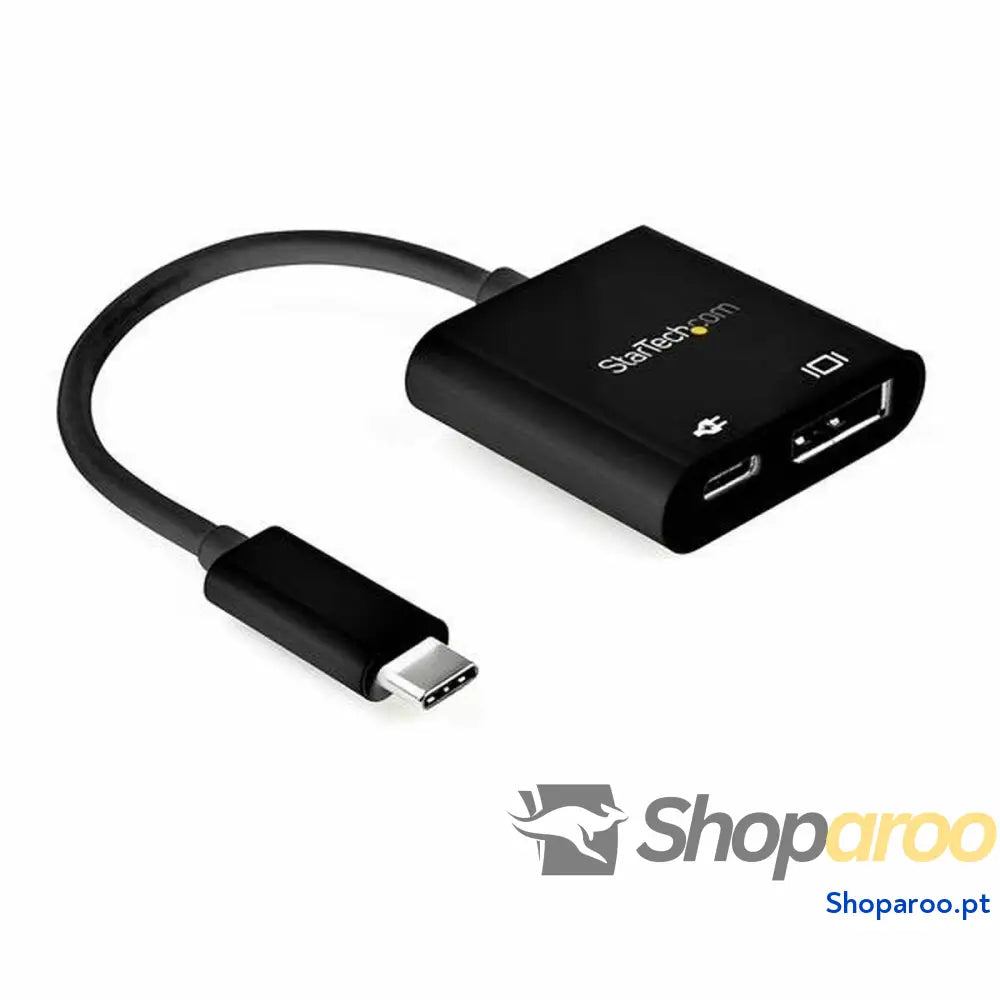 Adaptador USB C para DisplayPort Startech CDP2DP14UCPB         Preto