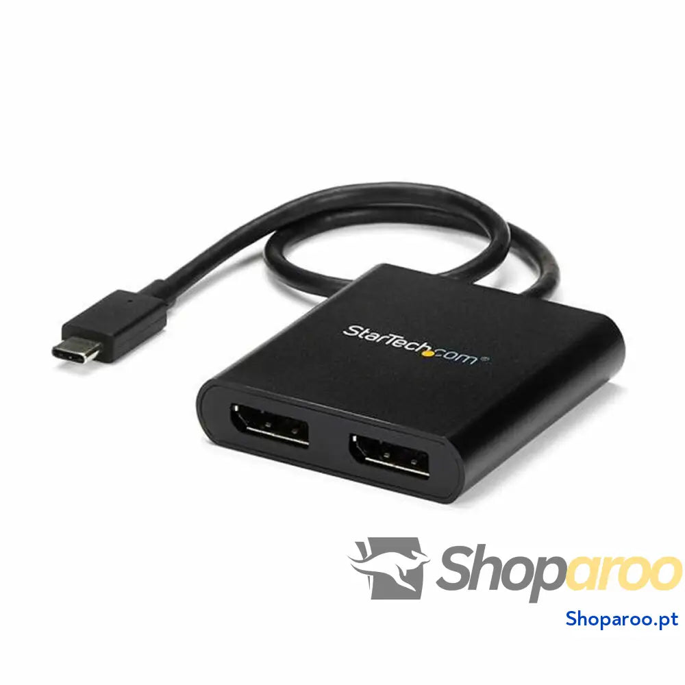 Adaptador USB C para DisplayPort Startech MSTCDP122DP Preto