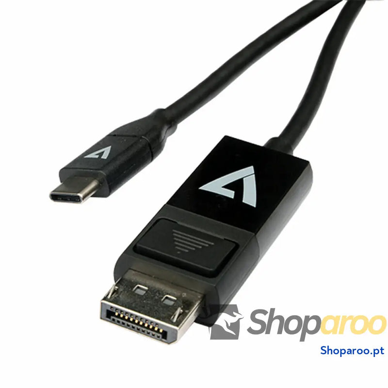 Adaptador USB-C para DisplayPort V7 V7UCDP-2M Preto