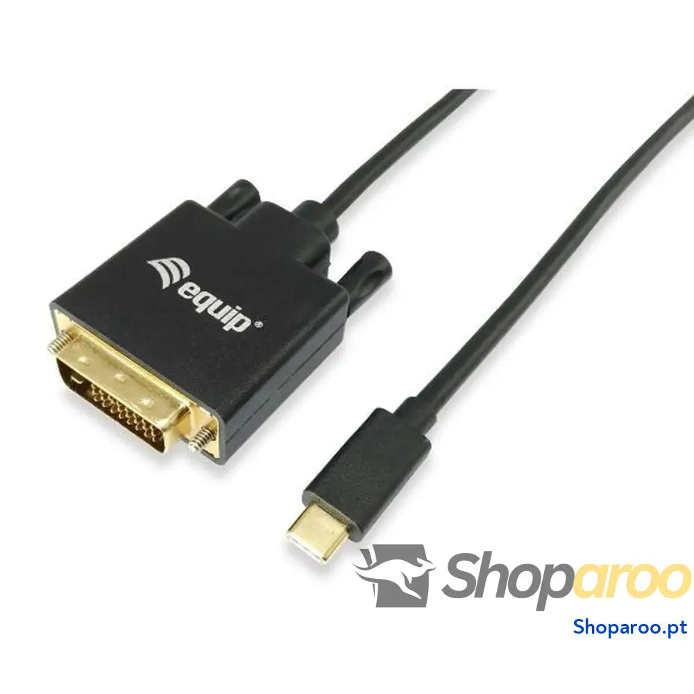 Adaptador USB C para DVI Equip 133468 Preto 1,8 m