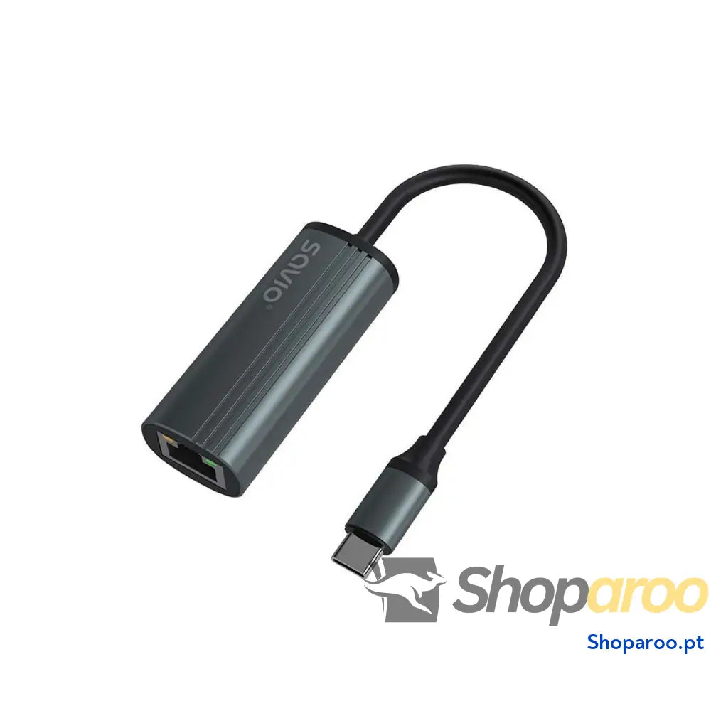 Adaptador USB-C para Ethernet Savio AK-56